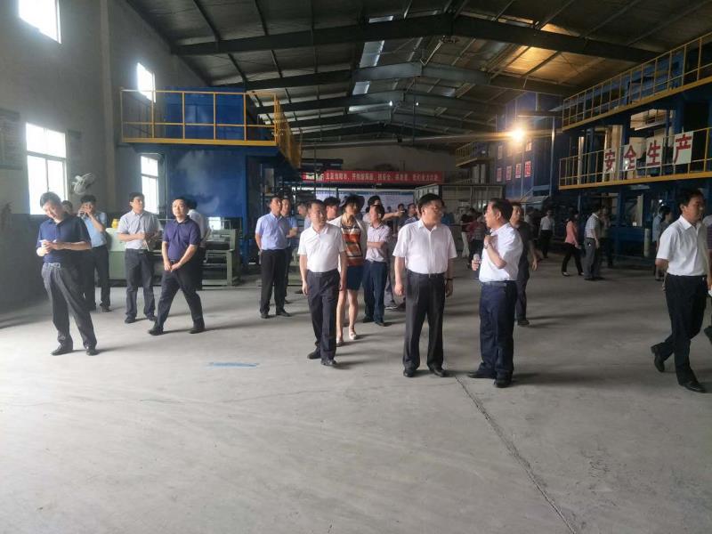 熱烈歡迎湖北當(dāng)陽市委市政府考察團(tuán)來辰旺生產(chǎn)基地進(jìn)行考察
